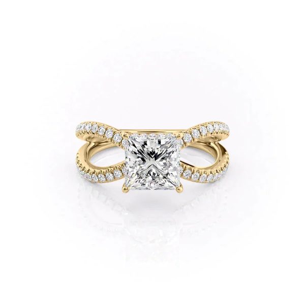 The Zoey Set With A 1.5 Carat Princess Lab Diamond Fashion