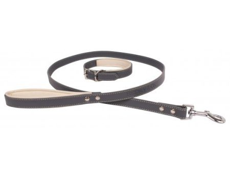 BANBURY & CO LUXURY DOG COLLAR AND LEAD SET 40X2 CM   120X2 CM Online Sale