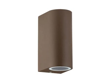 Applique Da Esterno Tiziano Corten - 2Xgu10 - 150X92X68Mm Br15Cr Sale