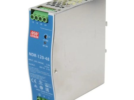 Alimentatore Industriale Da Guida Din 48V 120W Wi-Tek Ndr-120-48 Sorveglianza Online